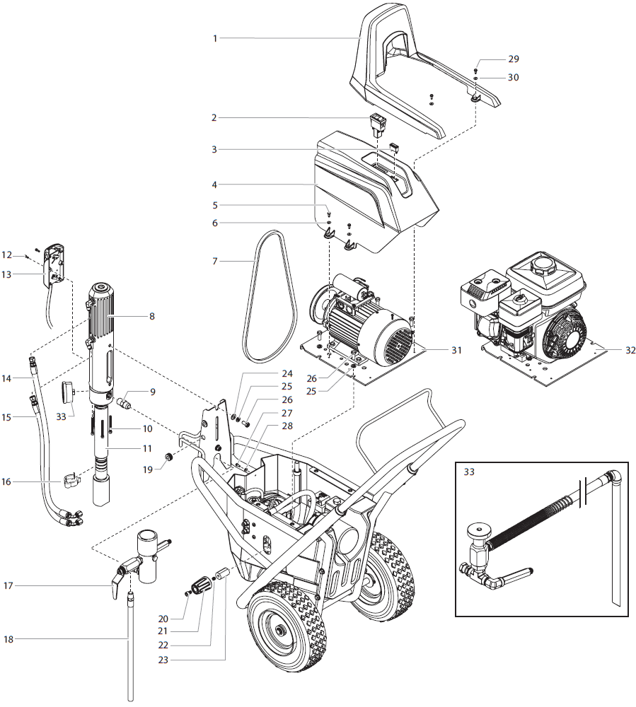 PowrBeast 4700/4700T Main Assembly I Parts